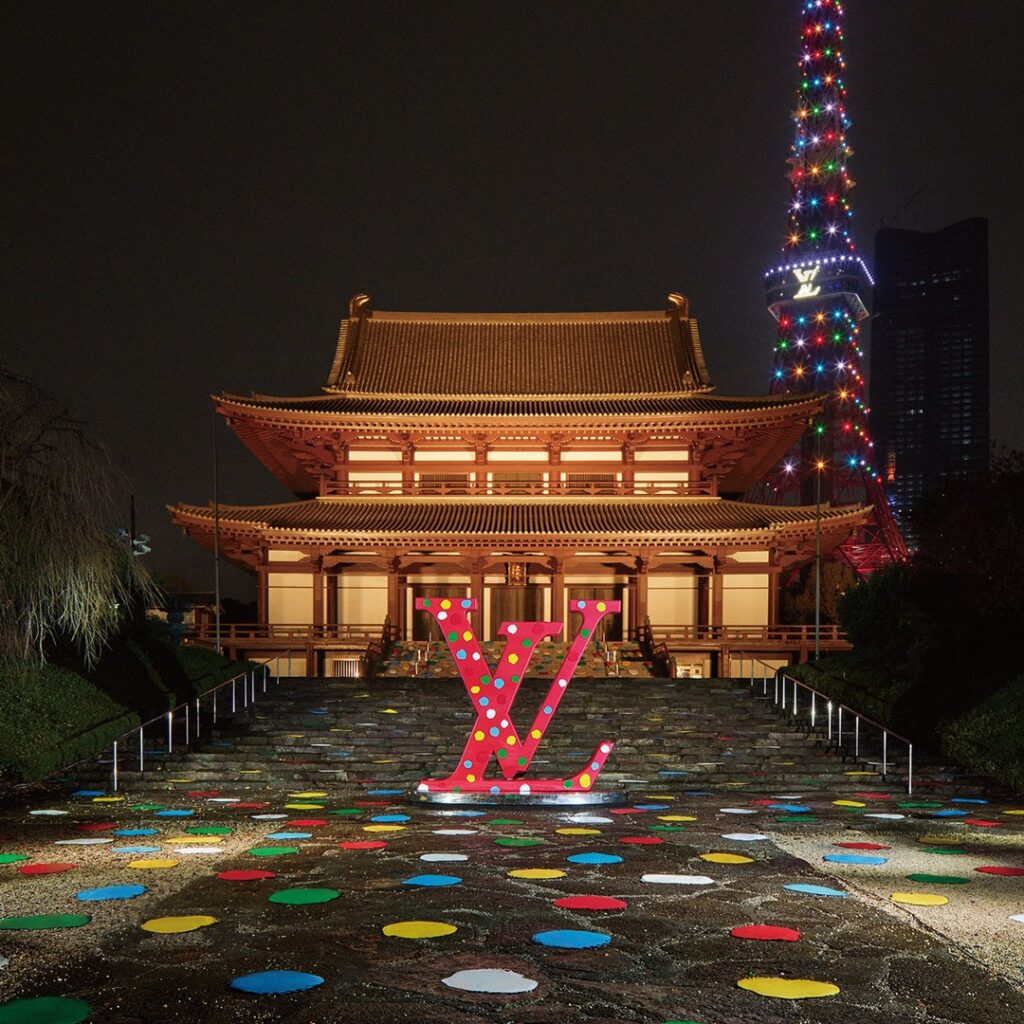 Louis Vuitton and Yayoi Kusama celebrate their collaboration with a city activation in Tokyo