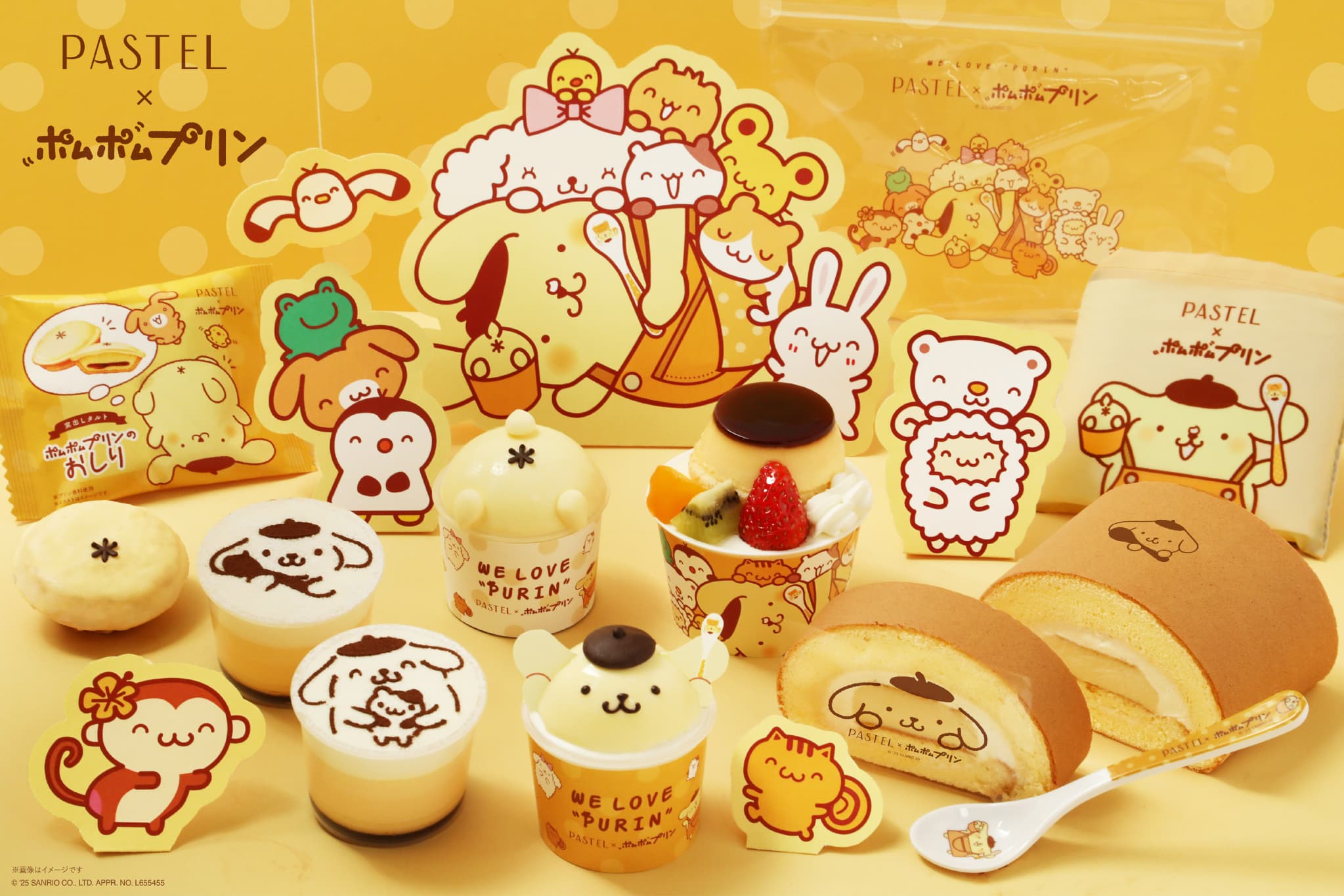 WE LOVE “PURIN” – Pastel and Pom Pom Purin Team Up for Adorable Spring Sweets Collection