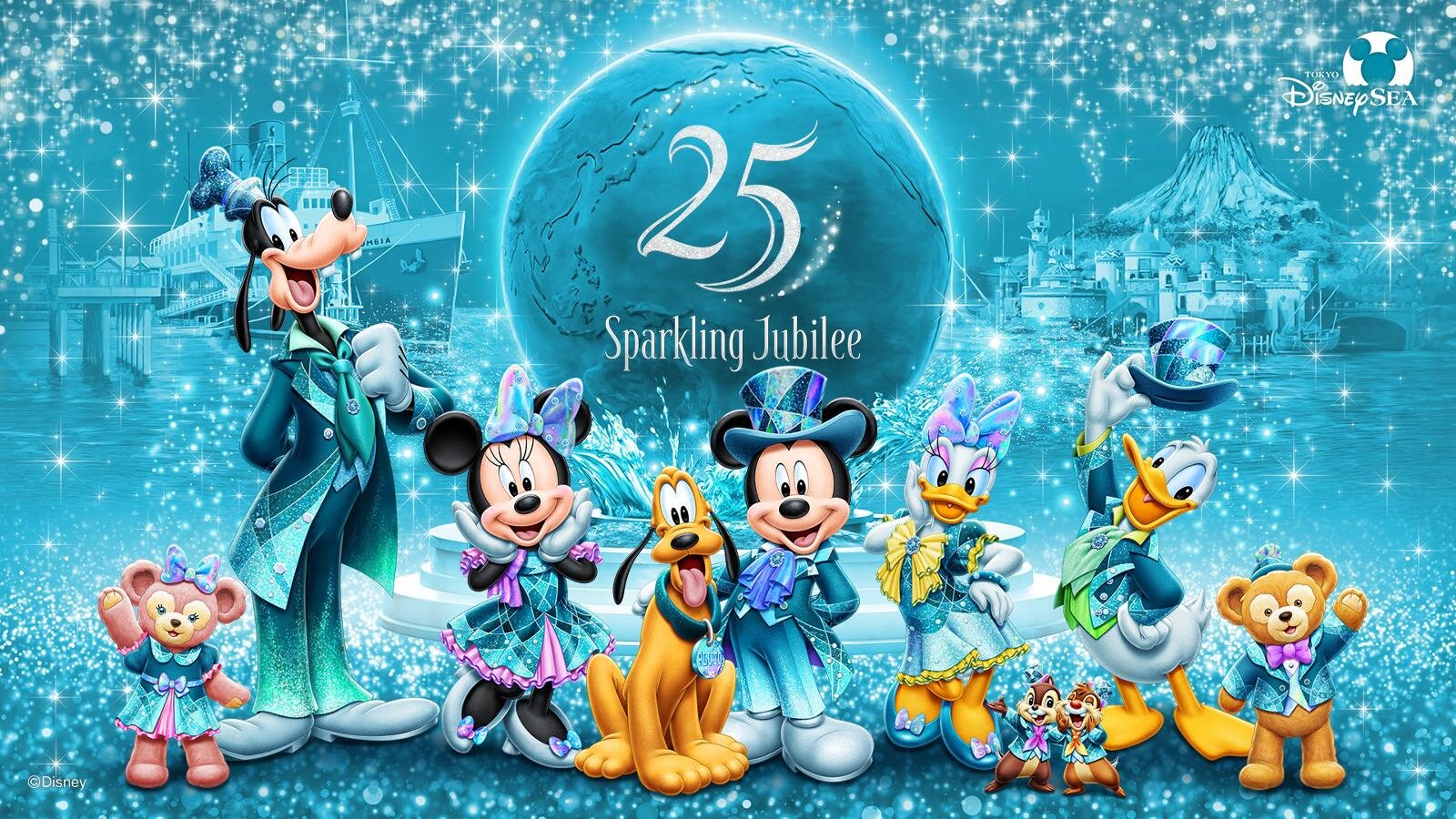 Tokyo DisneySea’s 25th Anniversary “Sparkling Jubilee” Lights Up from April 2026